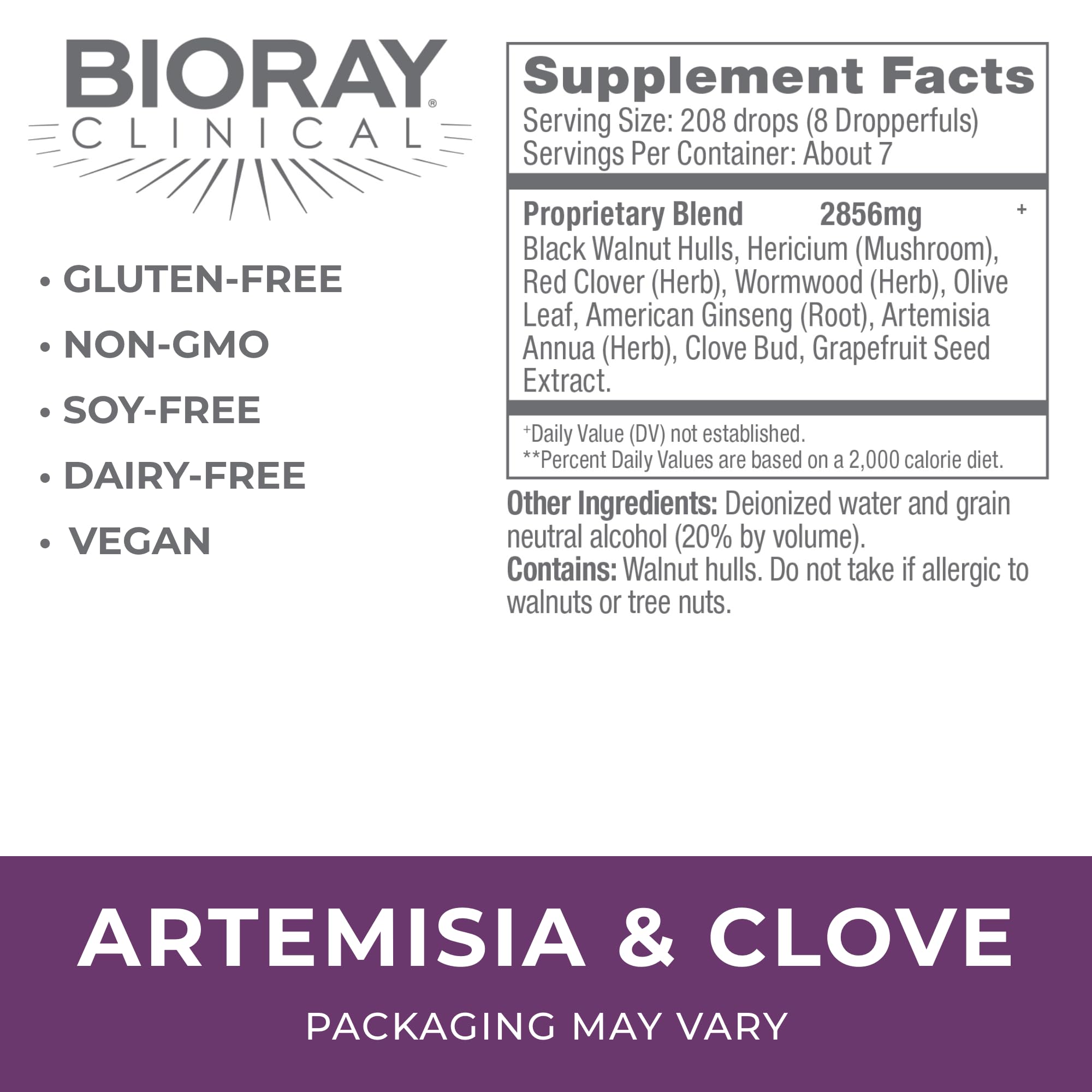 BIORAY Artemisia & Clove - 2 oz | Unwanted Organism Removal