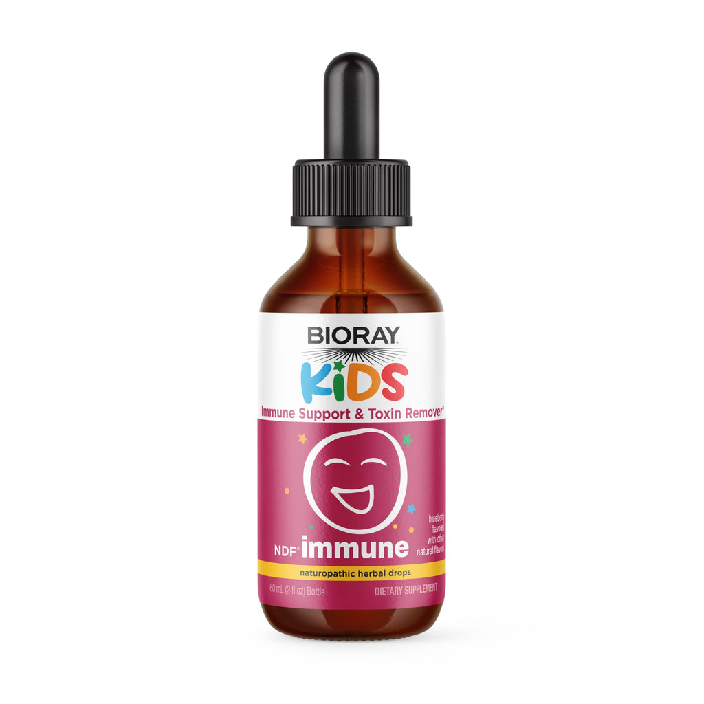 BIORAY Kids NDF Immune – Blueberry, 2 oz | Immune Support & Toxin Removal