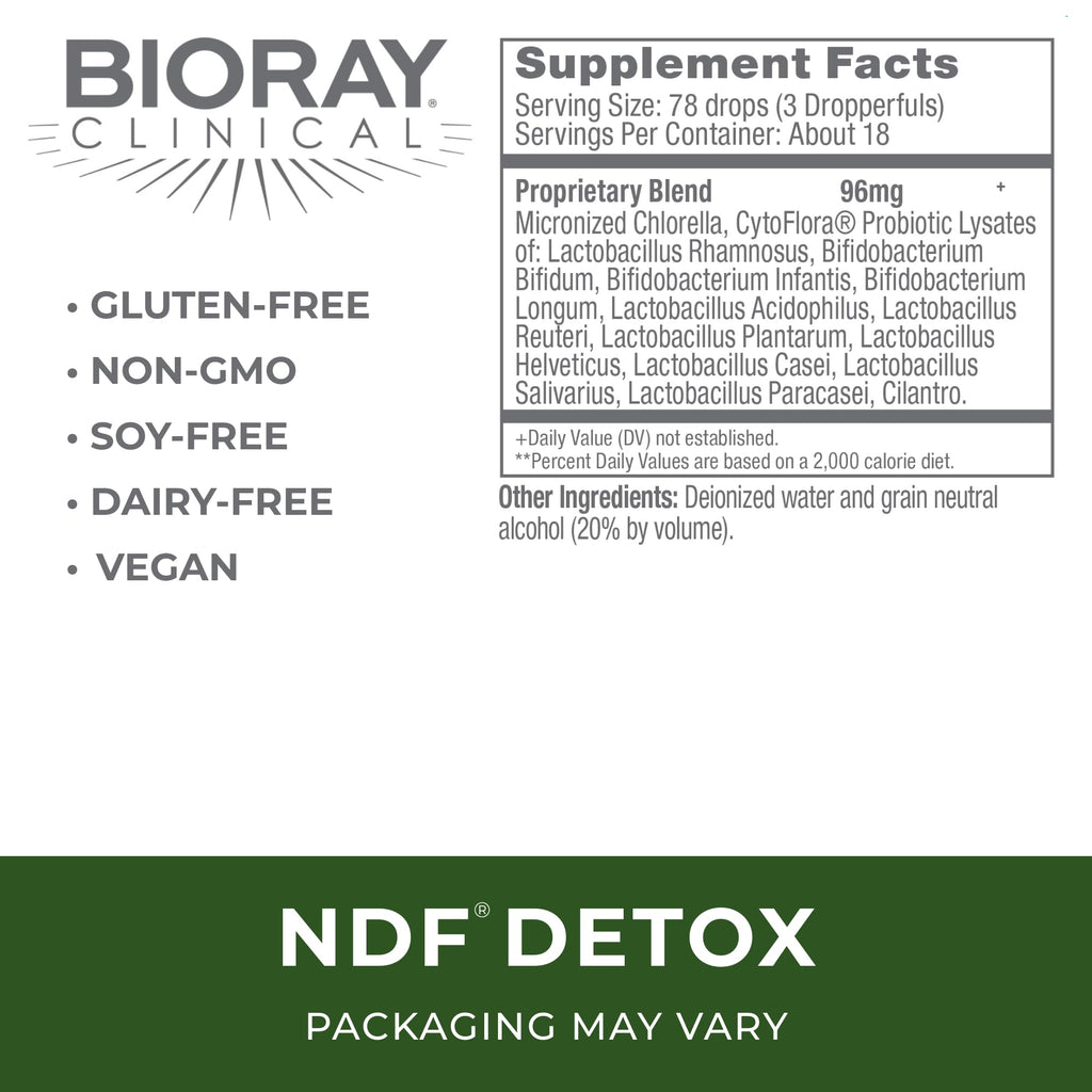 BIORAY NDF - 1 fl oz | Non-GMO, Vegetarian, Gluten Free ~18 Servings