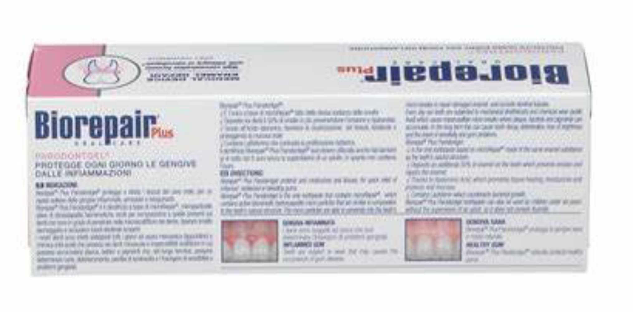 Biorepair Parodontgel Daily Toothpaste – 2 x 75ml Tubes | Italian Import