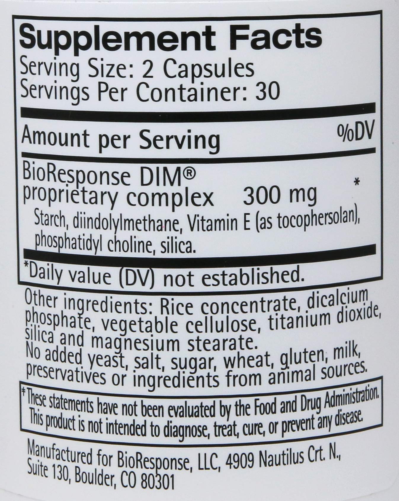 Bioresponse DIM 150 – 60 Vcs. (3 Pack) | 60 Count High-Potency DIM Supplement