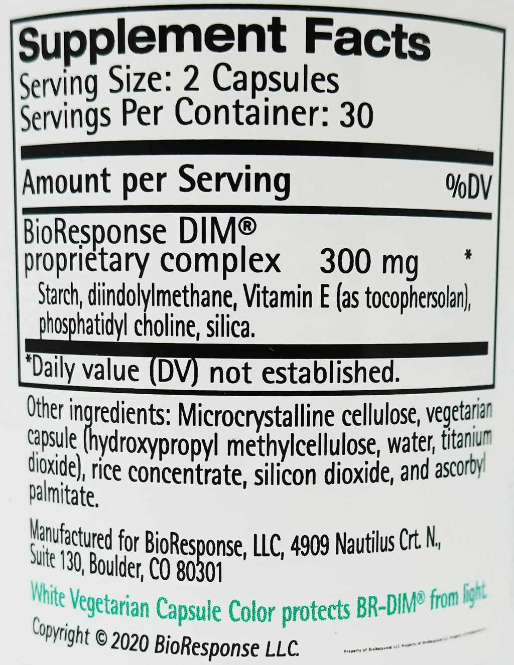 BioResponse DIM 150 60 Vcs (2 Pack) | Absorption-Enhanced BR-DIM