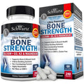 BioSchwartz Bone Strength – Gentle 9-in-1 Calcium Mg Zn D3 K2 for Women & Men