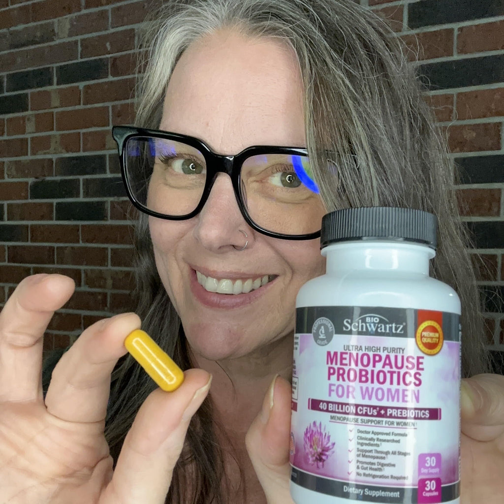 BioSchwartz Menopause Probiotics – 40B CFU, 60 Capsules, Non-GMO | Supports Balance & Comfort