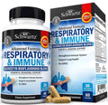 Respiratory & Immune Lung Support - Quercetin, Vitamin D & Cordyceps | 60 Capsules