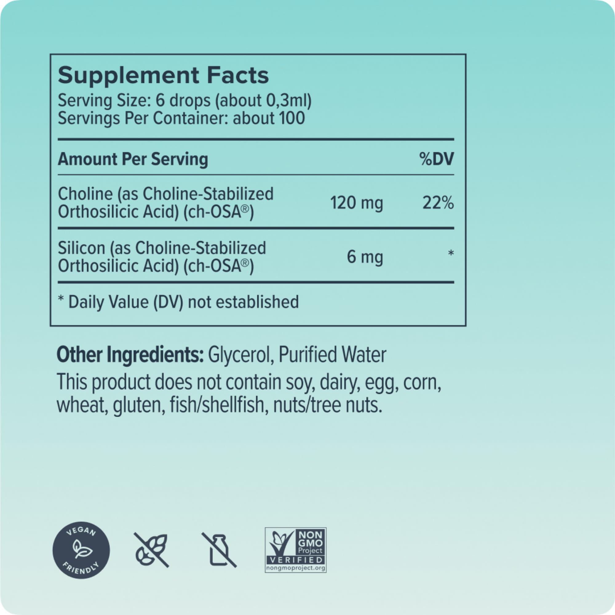 Biosil Collagen Generator Drops with ch-OSA – 1 fl oz – 60-Day Supply
