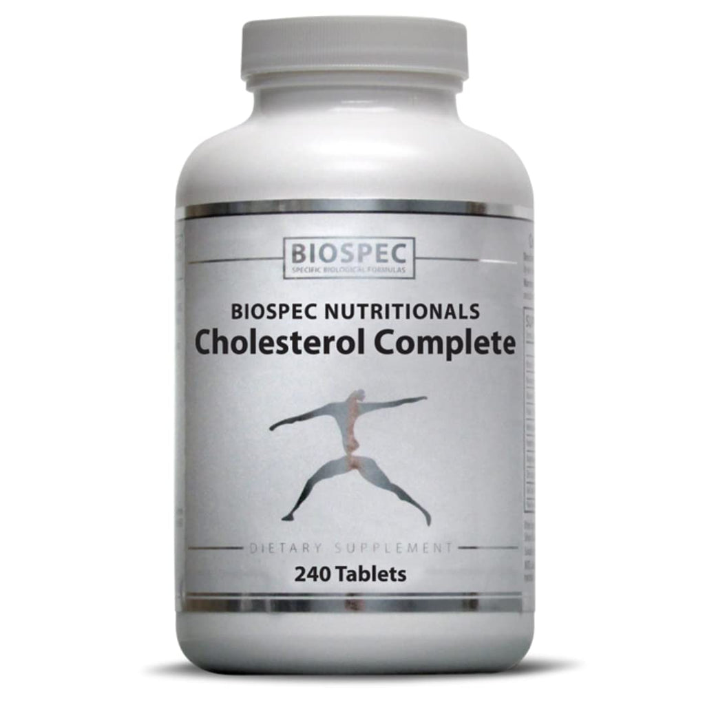 BIOSPEC NUTRITIONALS Cholesterol Complete - Natural Cholesterol & Heart Health Support (Red Yeast Rice, CO-Q-10, Hawthorn, Magnesium) 240 Tablets