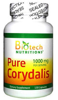 Biotech Nutritions Pure Corydalis - 10:1 Extract, 1000 mg, 120 Count