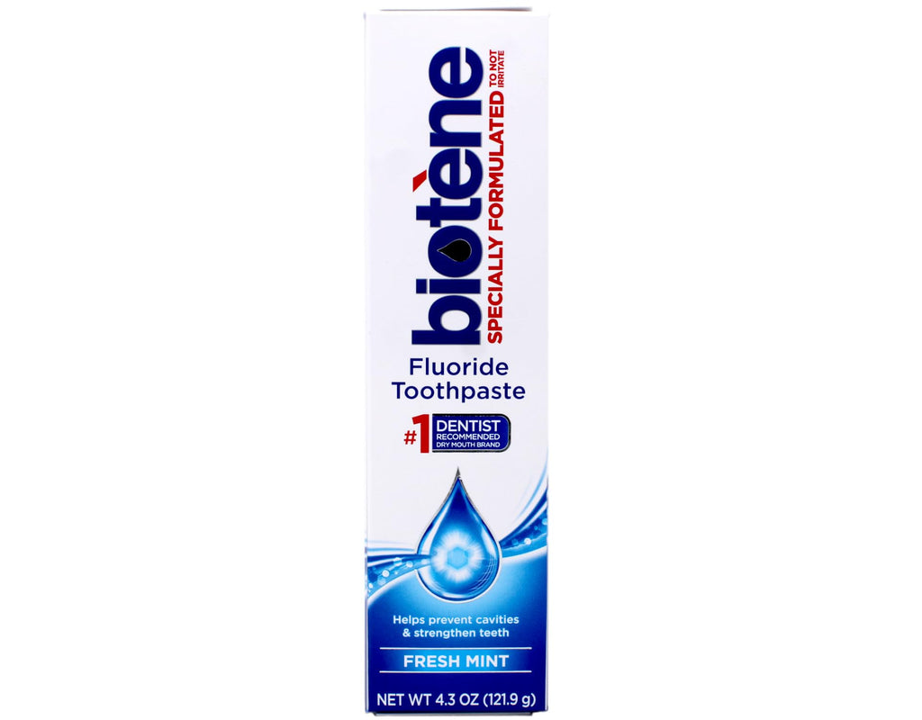 Biotene Dry Mouth Toothpaste Fresh Mint Original – 4.5 oz x4 Pack