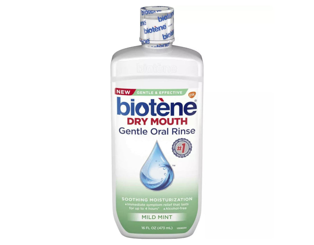 Biotene Moisturizing Oral Rinse, Mild Mint 16 oz (Packaging May Vary)