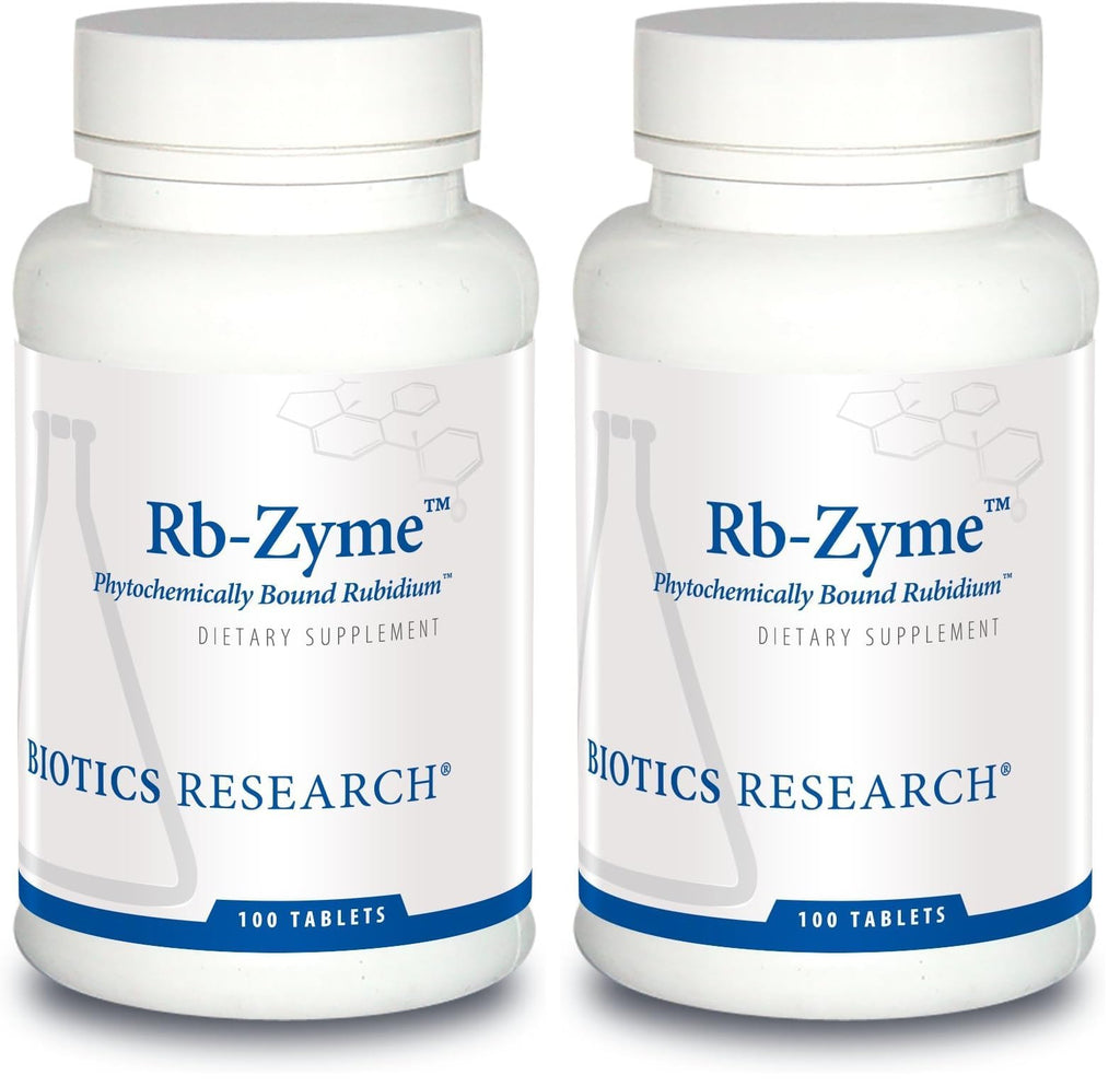 Biotics Rb Zyme Rubidium Source – Whole Food Mineral for Gland Health