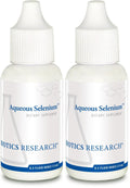 Biotics Research Aqueous Selenium Liquid Formula – 95 mcg – 0.5 fl oz Pack of 2