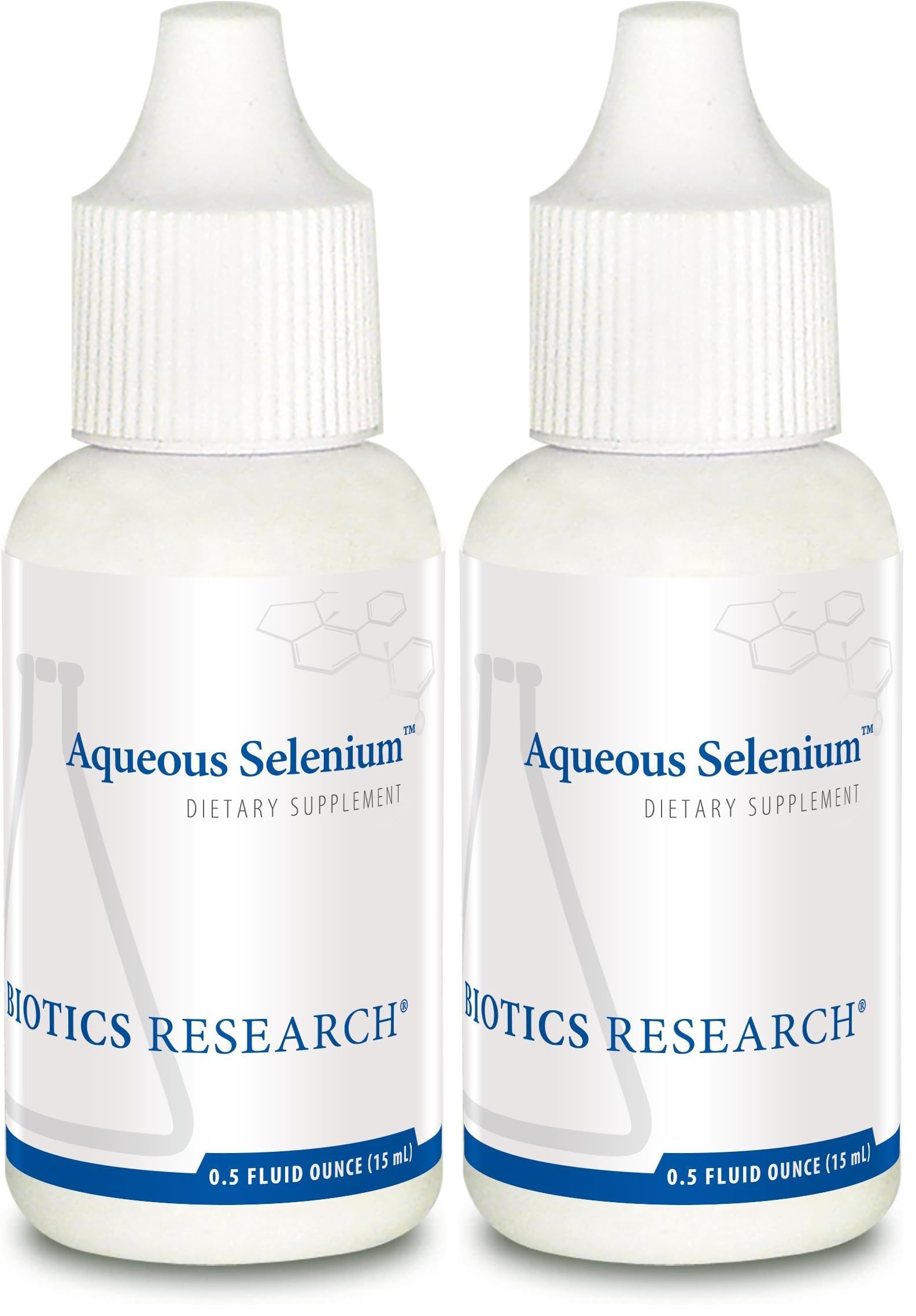 Biotics Research Aqueous Selenium Liquid Formula – 95 mcg – 0.5 fl oz Pack of 2
