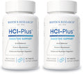 Biotics Research HCl Plus – Digestive Support with Betaine HCl, Pepsin & Glutamic Acid | 90 Tabs (Pack of 2)