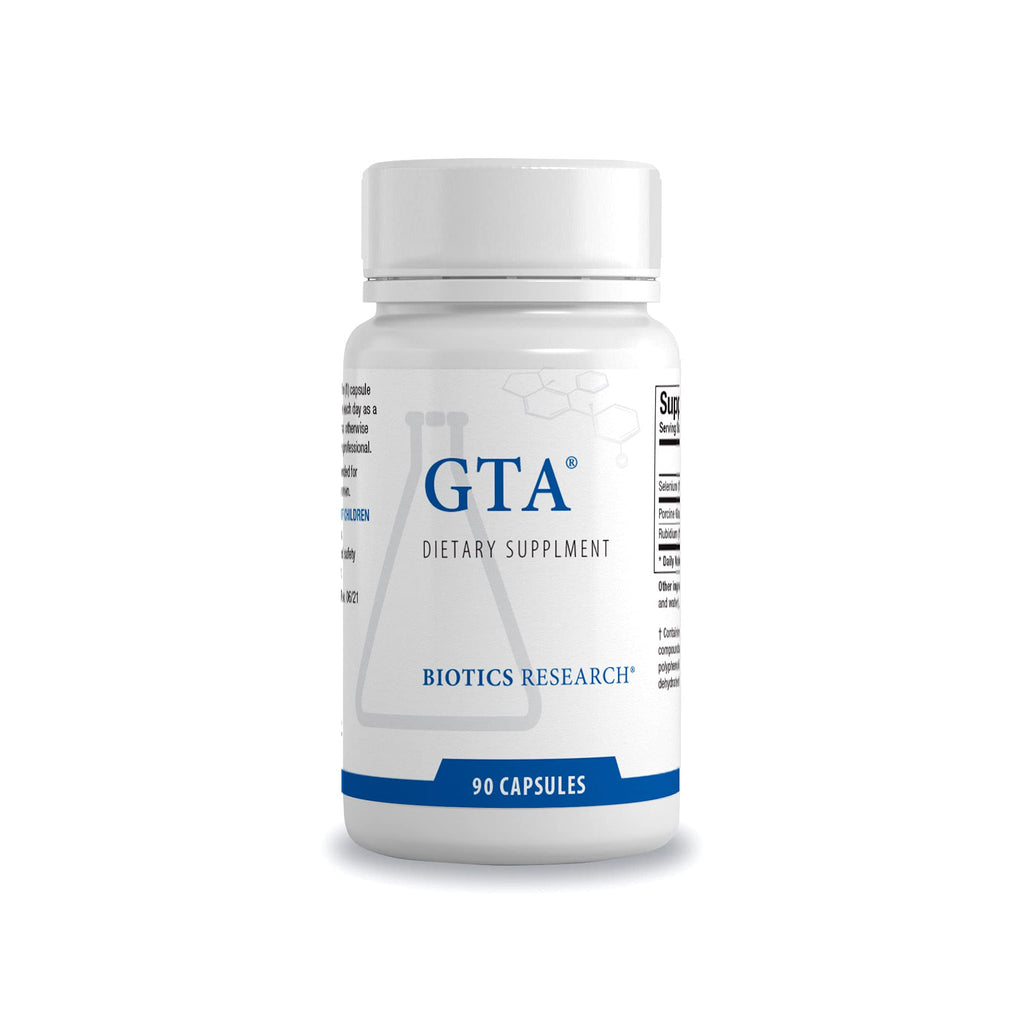 Biotics GTA – Selenium & Rubidium Endocrine Support for Hormone Balance, 90 Capsules