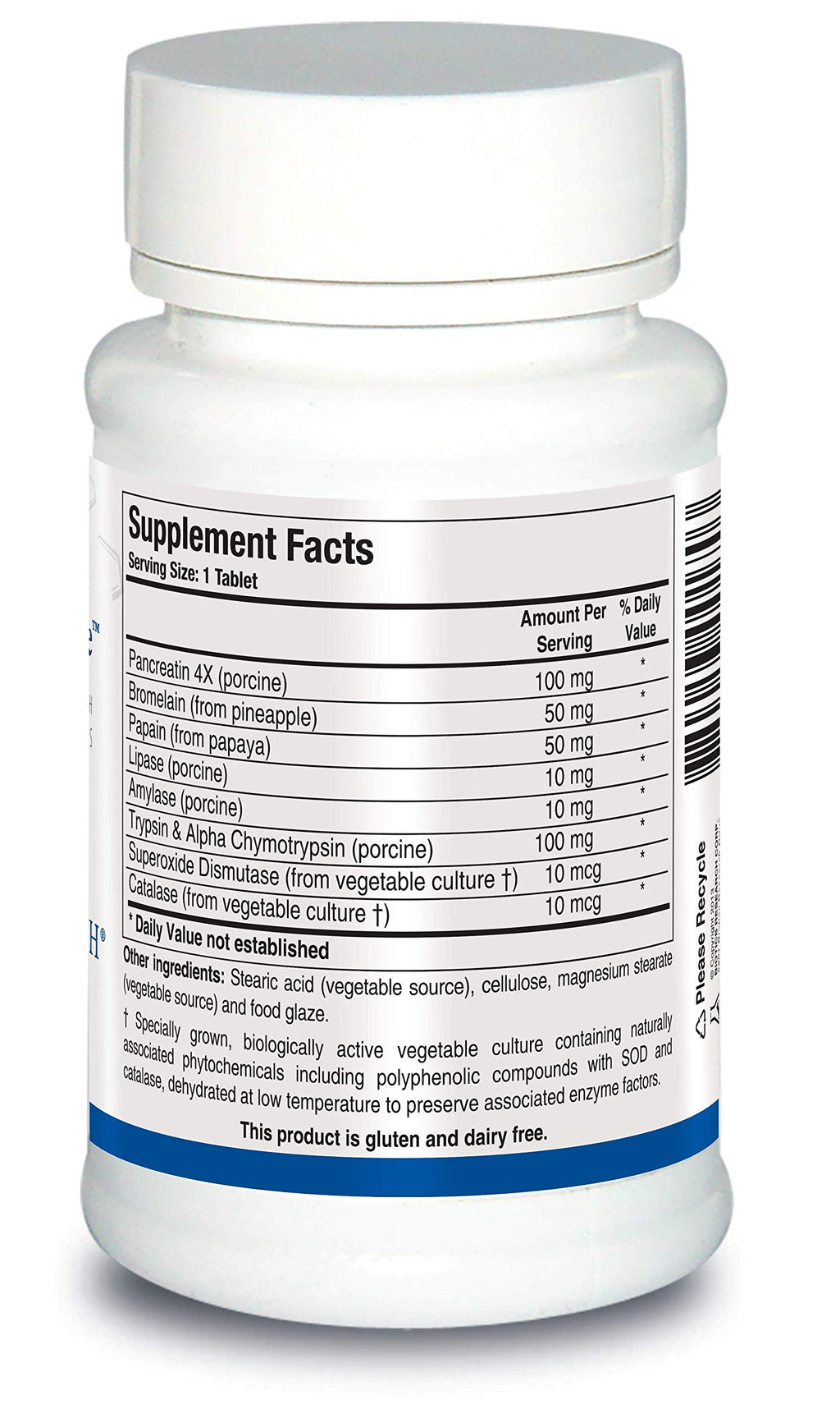 Biotics Research Intenzyme Forte™ Proteolytic Pancreatic Enzymes – Protein Digestion Support | Immune & Circulatory Health | 50 Tablets