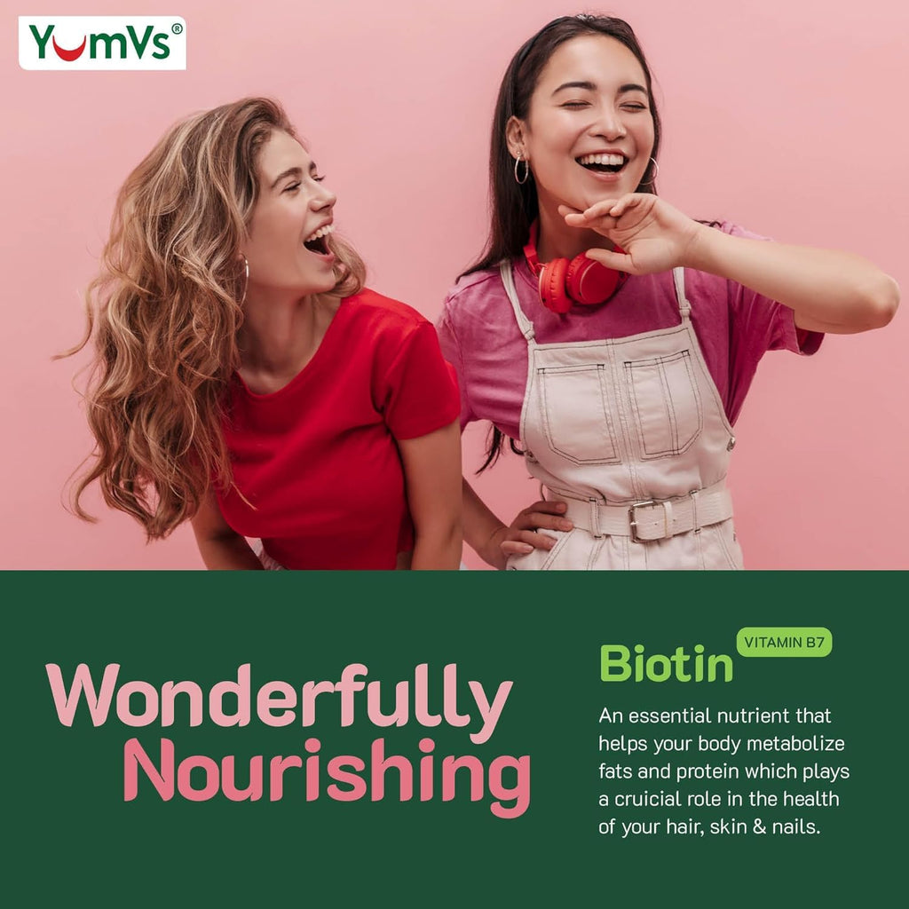 Biotin Gummies 10,000mcg – Hair, Skin & Nails – Vegan, Non-GMO – 70 Count (Pack of 2)