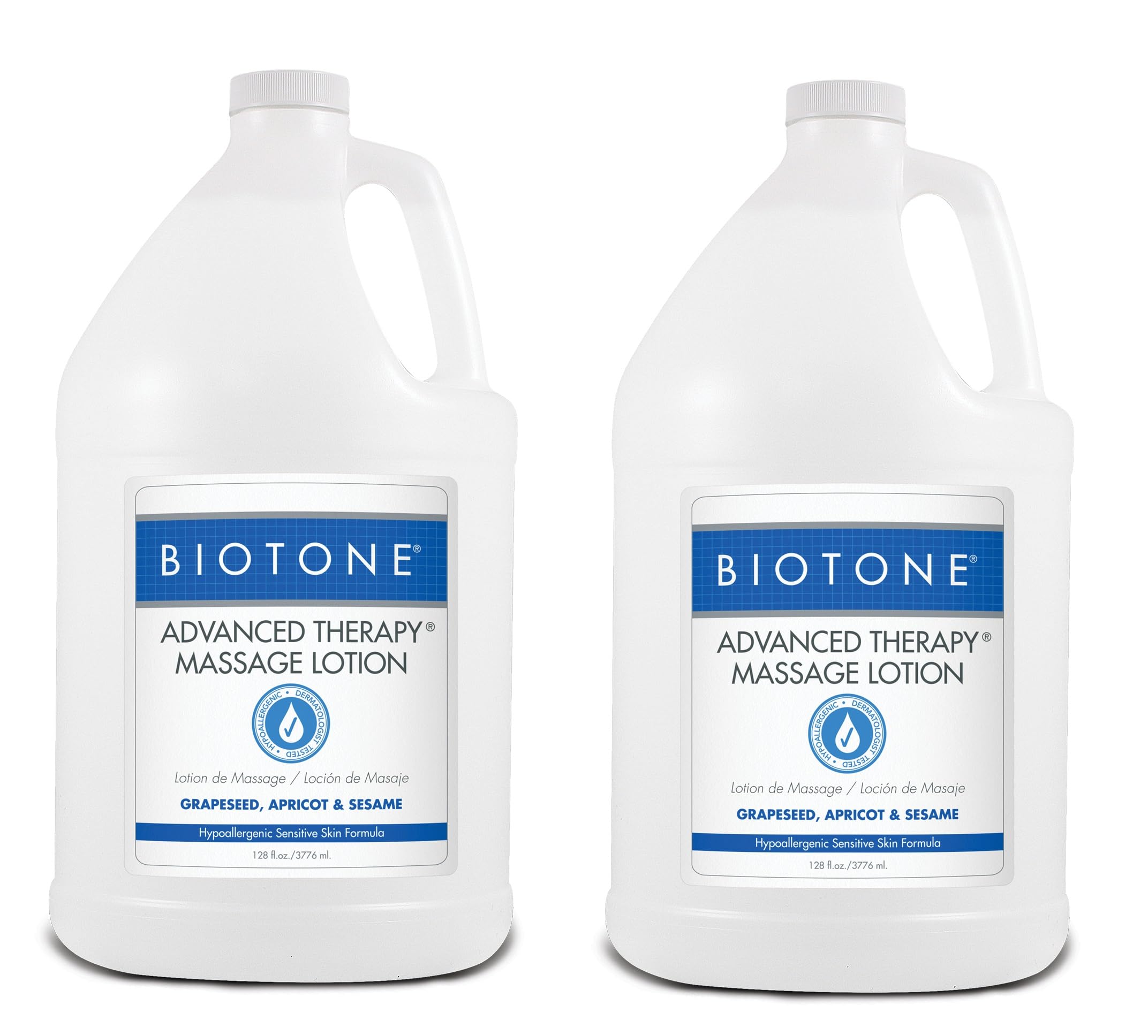 Biotone Advanced Therapy Massage Lotion, 2 x Gallons – ATL1G