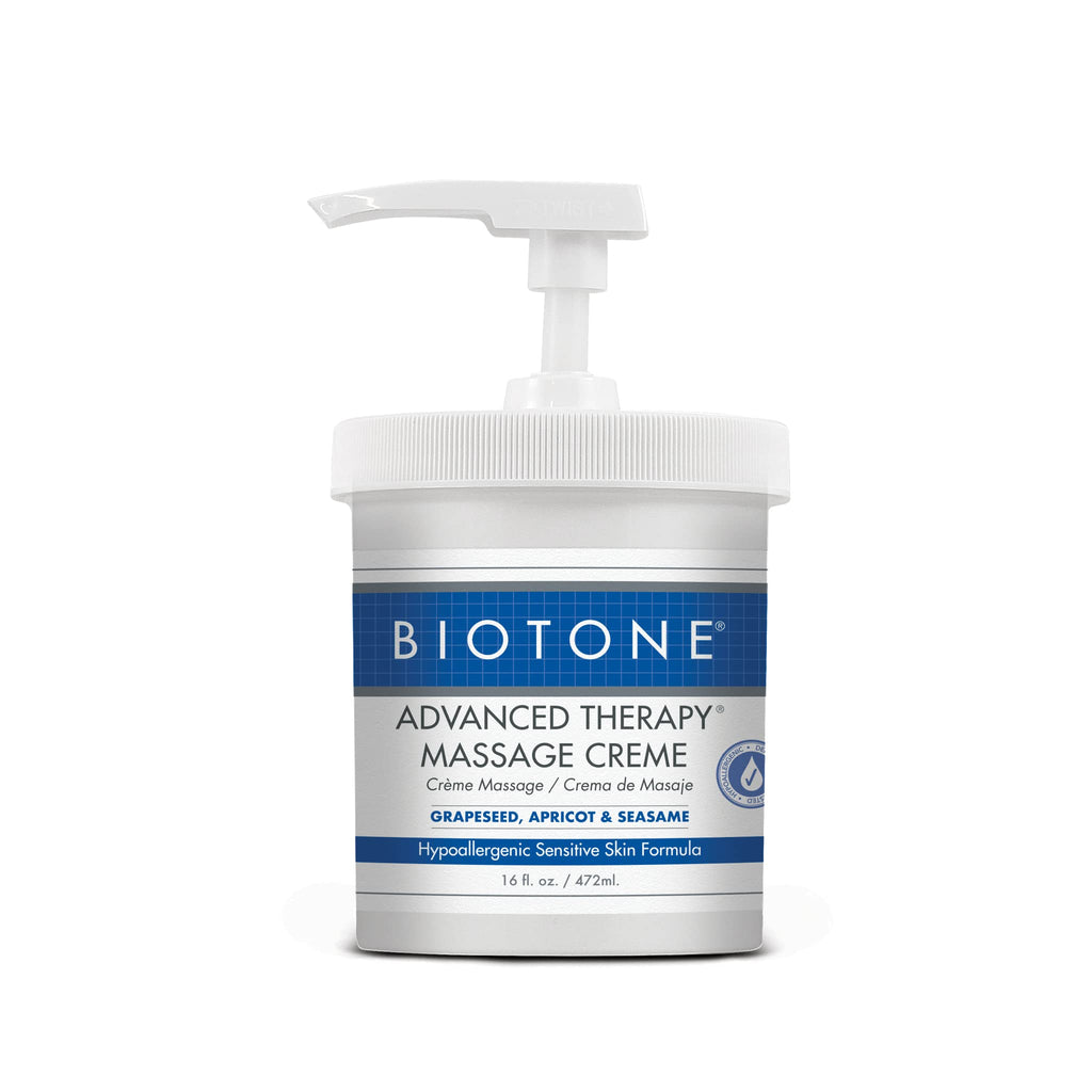 BIOTONE Advanced Therapy Massage Creme – Hypoallergenic & Fragrance-Free