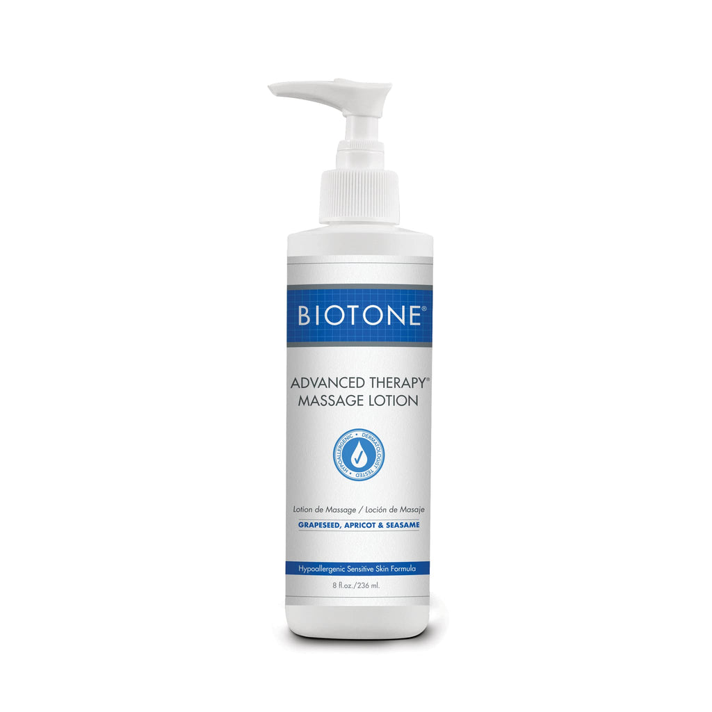 BIOTONE Advanced Therapy Massage Lotion – Hypoallergenic, Fragrance-Free