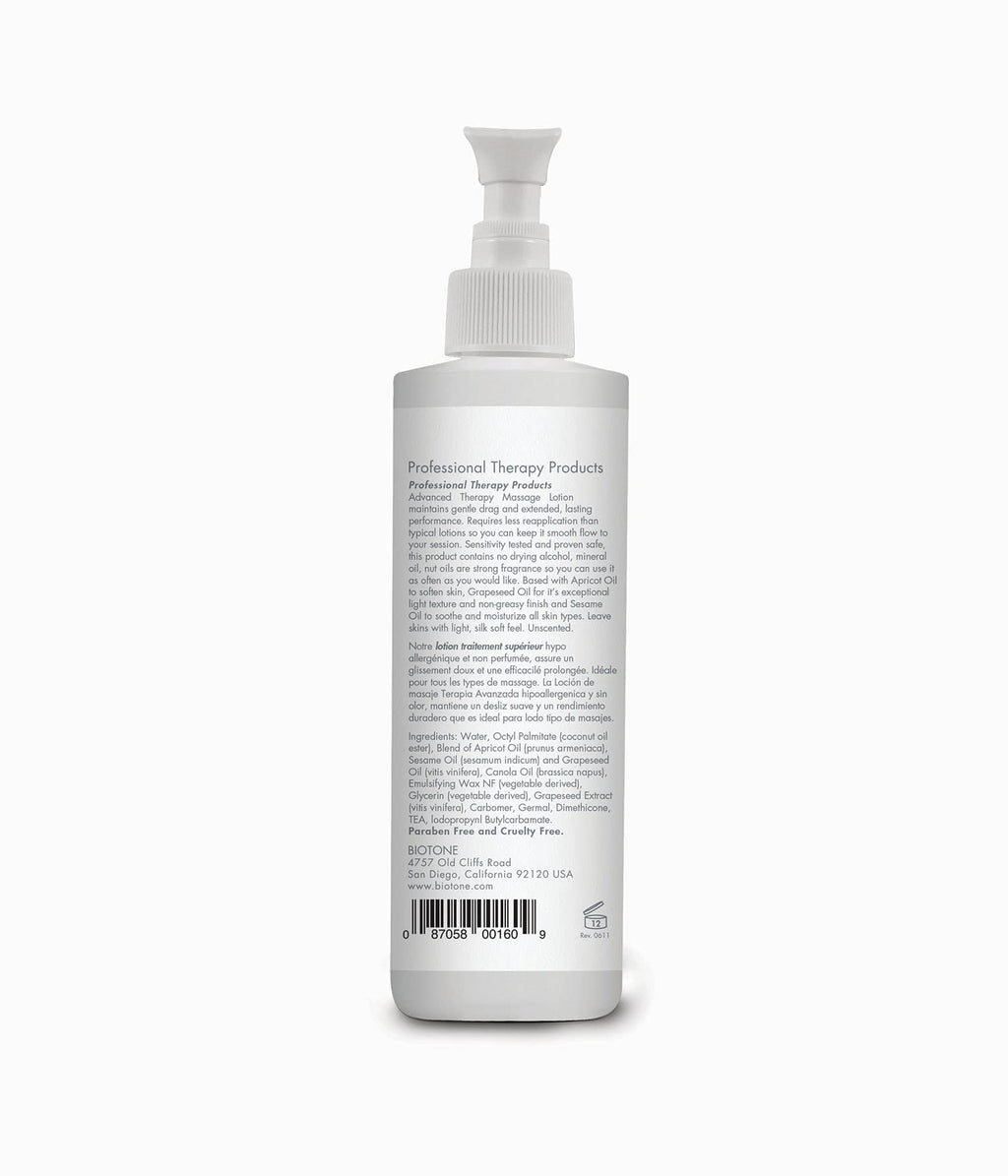 BIOTONE Advanced Therapy Massage Lotion – Hypoallergenic, Fragrance-Free