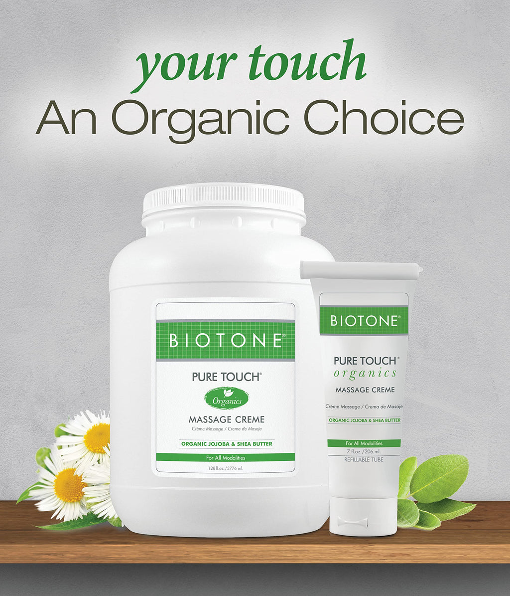 BIOTONE Pure Touch Organics Massage Creme - True Organic Massage