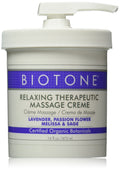 Biotone Relaxing Therapeutic Massage Creme, 16 Ounce – Organic Lavender & Botanicals