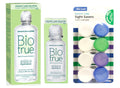Biotrue 10 oz + 2 oz Travel Bottle Bundle with Sight Savers Case (4 Ct)