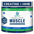 BioTrust Ageless Muscle Builder - Creatine HMB Powder with Vitamin D3 & Betaine - Unflavored, 30 Servings