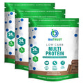 BioTrust Low Carb Protein Powder – Grass-Fed Whey & Casein, Chocolate, Non-GMO, Soy & Gluten Free (3-Pack)