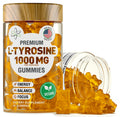 BioVit L-Tyrosine Gummies – 1000mg per Serving | Focus, Mood & Energy (60 Vegan Gummies)