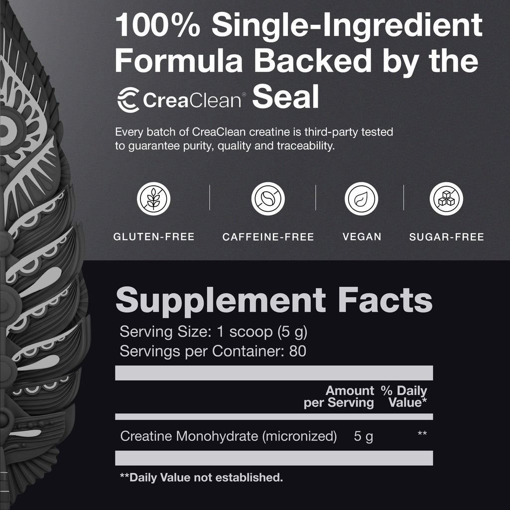 BIRDMAN Micronized Creatine Monohydrate Powder – 200 Servings (5 g Each) | Vegan, Gluten Free, Sugar Free