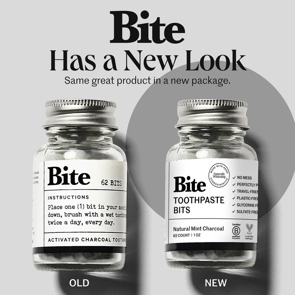Bite Whitening Toothpaste Tablets – Nano Hydroxyapatite & Xylitol