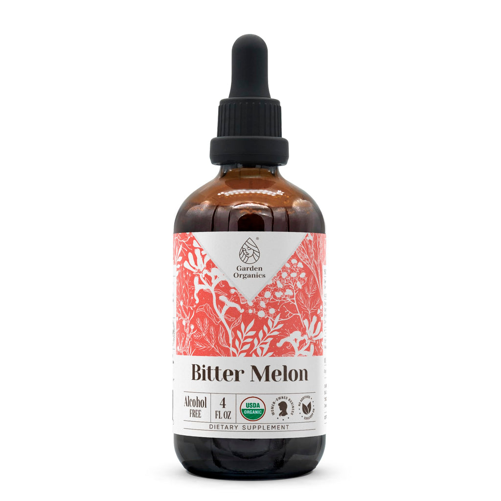 Bitter Melon USDA Organic Extract – Alcohol-Free Tincture, 4 oz