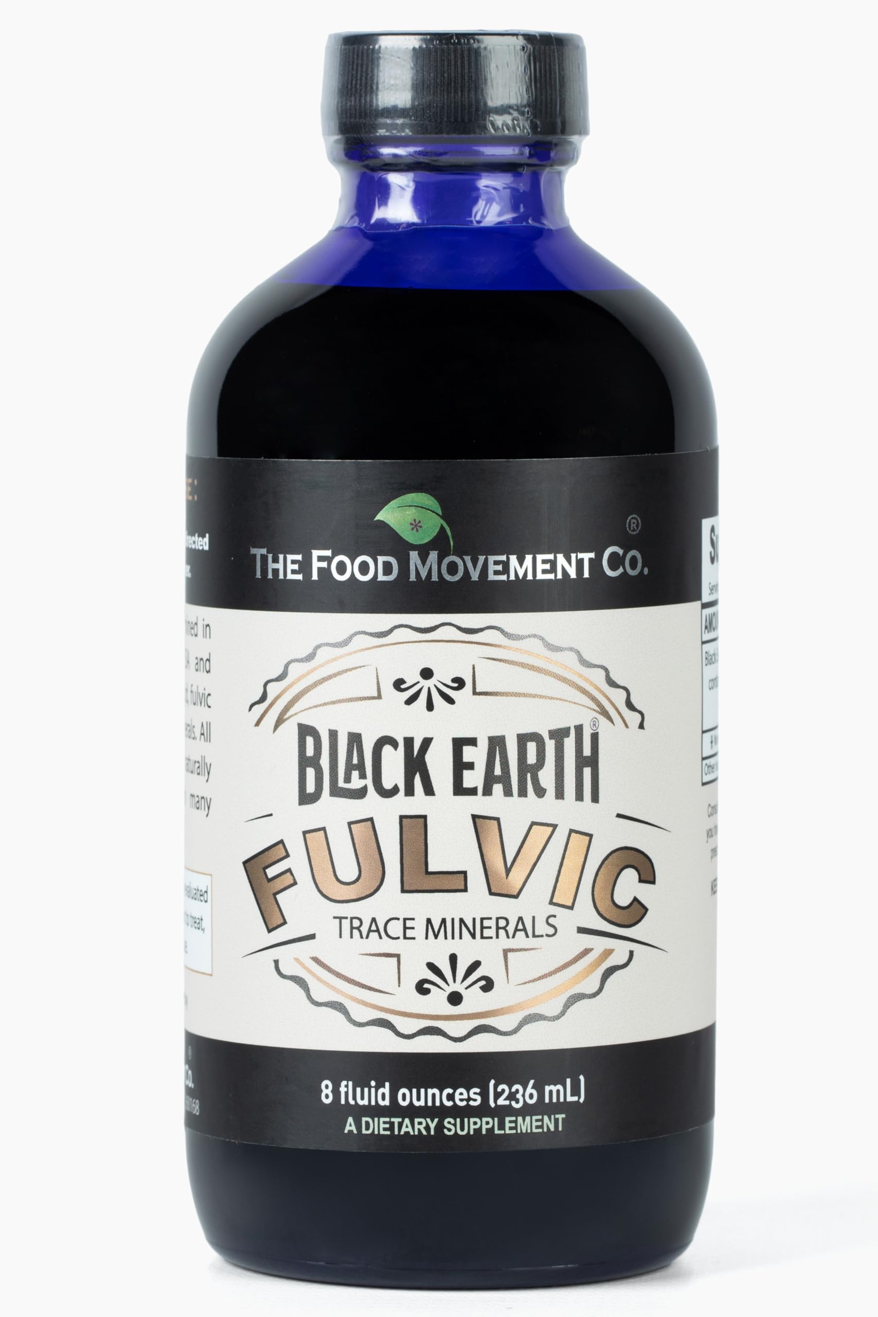 Black Earth Fulvic Acid – Humic & Fulvic Minerals with Electrolytes (8 oz)