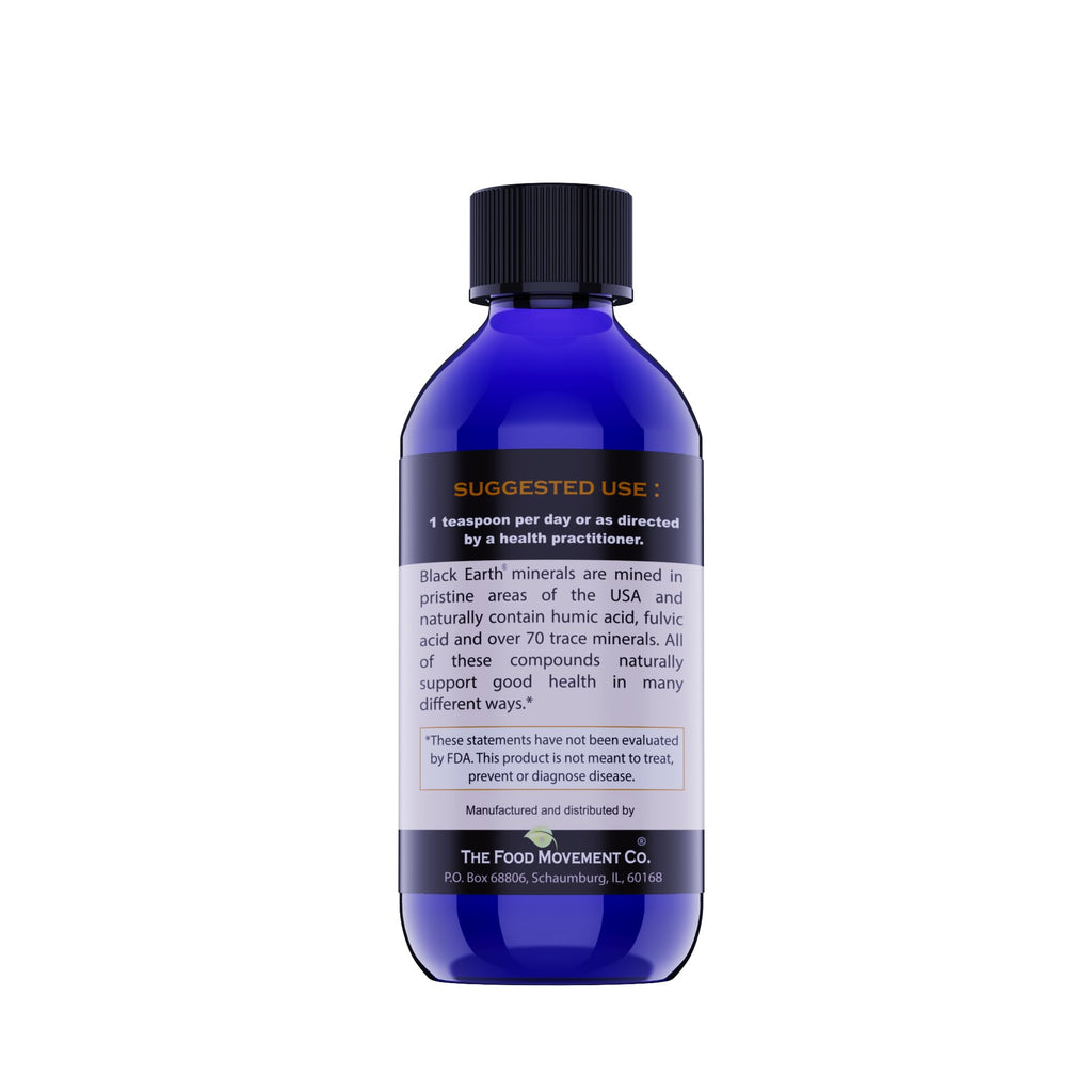 Black Earth Fulvic Acid – Humic & Fulvic Minerals with Electrolytes (8 oz)