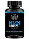Black Forest NMN 1000mg Supplement – BioPerine Enhanced NAD Booster (60 Capsules)