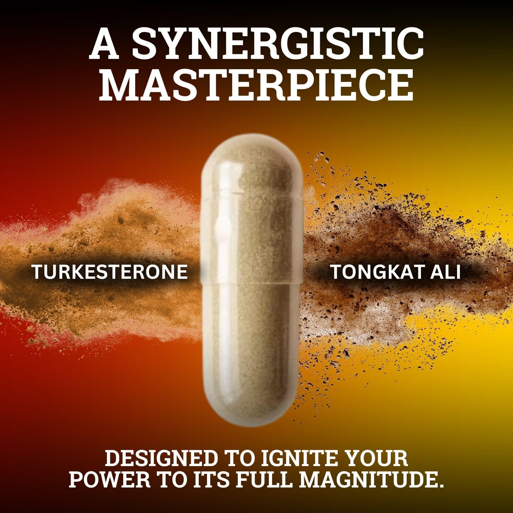 Black Forest Turkesterone Tongkat Ali Supplement 1000mg per Serving | Strength & Energy for Men