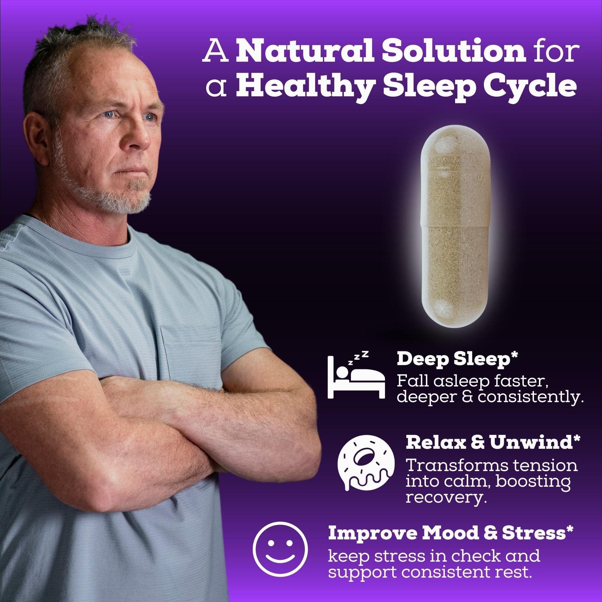 Black Forest Magnesium Sleep Aid (6-in-1) with Magtein, L-Theanine, Ashwagandha & Vitamin D