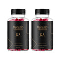 Black Girl Vitamins Vitamin D3 Gummies – 2000 IU, Gluten-Free, Immune, Energy & Bone Support