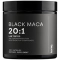 Black Maca Root - Ultra High Potency 20:1 Extract | Single Origin, Wildcrafted & Lab-Tested - 120 Capsules