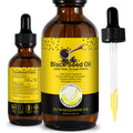 Black Seed Oil Organic Cold Pressed - 100% Pure Cumin Seed Oil for Hair & Skin