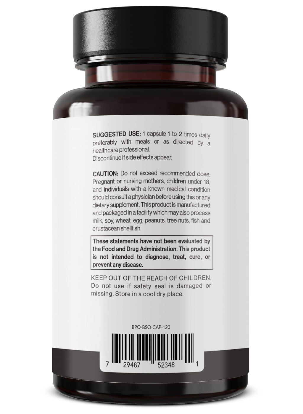 Black Seed Oil Capsules | Non-GMO & Vegan | Cold-Pressed 500mg
