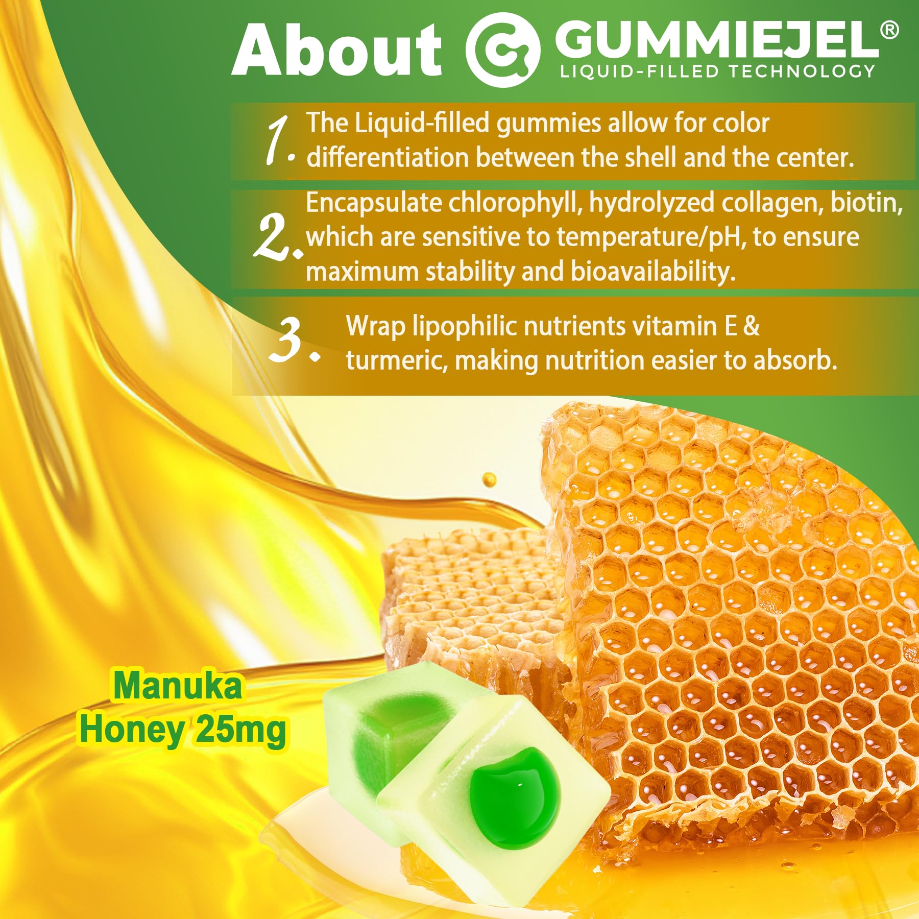 Black Seed Oil Gummies with Chlorophyll and Sea Moss – 500mg