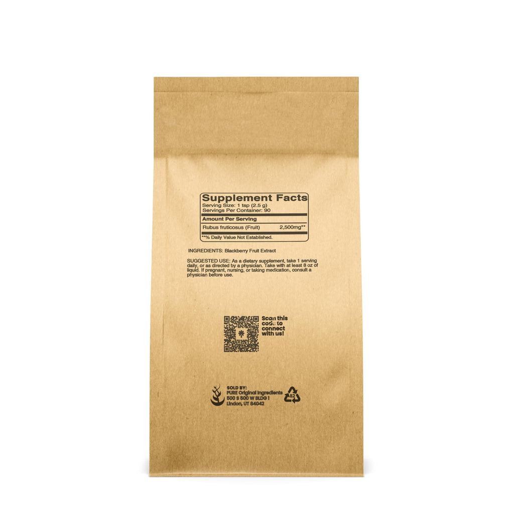 Pure Original Ingredients Blackberry Fruit Extract – 8 oz (4:1 Powder)