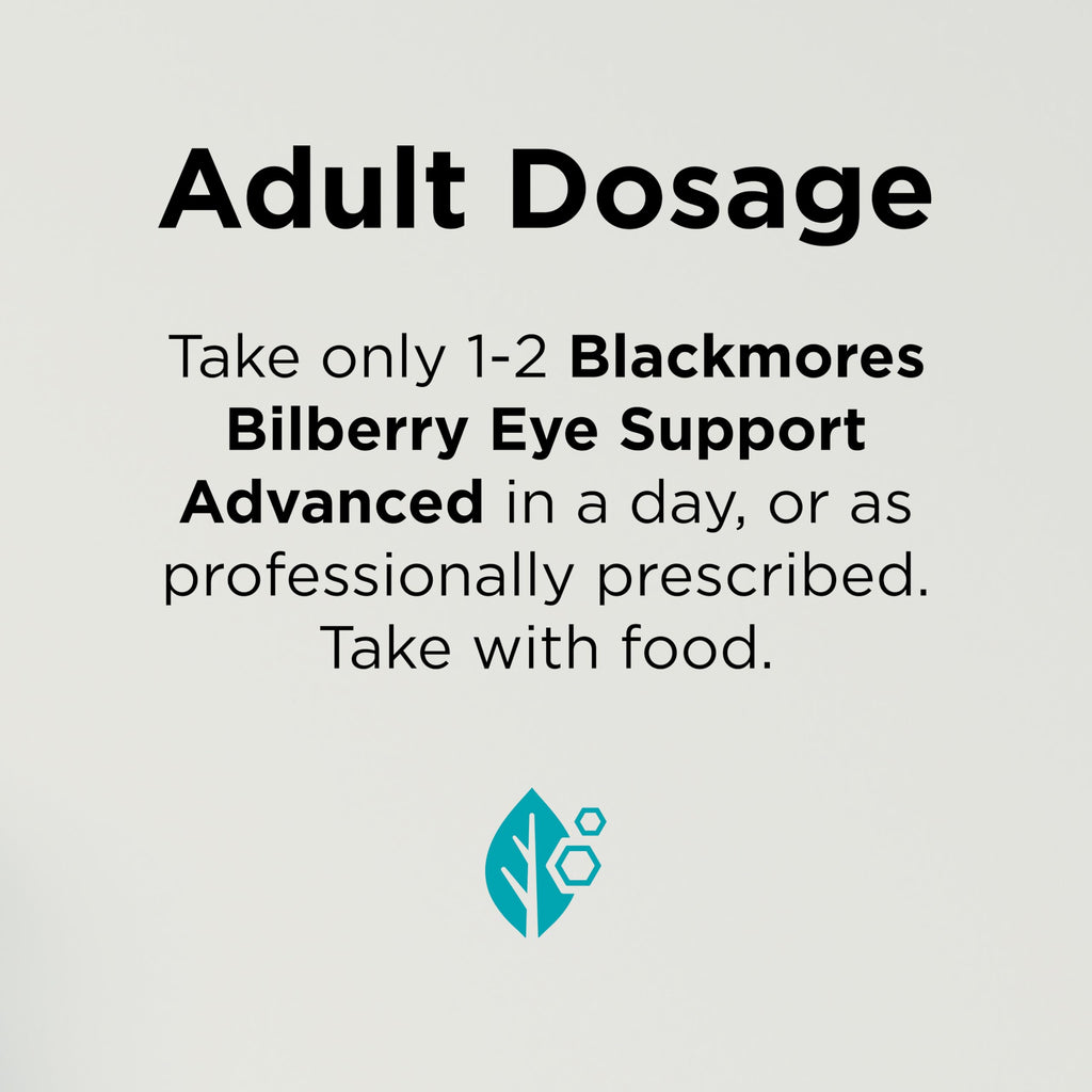 Blackmores Bilberry Eye Support Advanced 30 Tablets - Eye Health