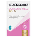 Blackmores Conceive Well Gold – 28 Tablets + 28 Capsules | Prenatal Vitamins