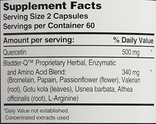 Bladder-Q 400 mg | 120 Capsules – All-Natural Bladder Support