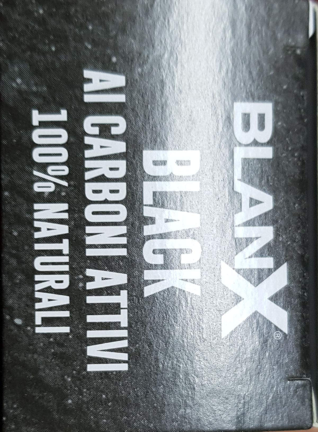 BlanX: "Black" Whitening Black Toothpaste - 2.54 Fluid Ounces (75ml) Tube (Pack of 2) [ Italian Import ]