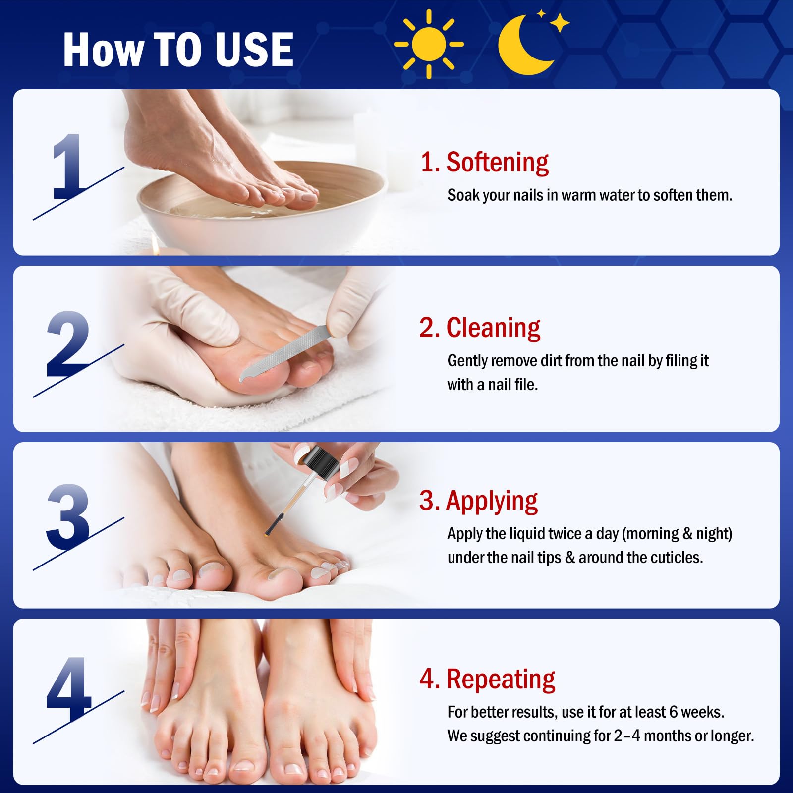Bldaxn Toe Nail Fungus Renewal – Fast Acting 1 Pack for Thick, Discolored Nails